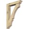 Ekena Millwork Balboa Traditional Rough Sawn Bracket w/ Offset Brace, Douglas Fir, 6"W x 30"D x 42"H BKT0604X30X42BOA01RDF - alternate 1